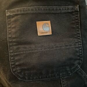 Carhartt B11 BLK 42/32 Black Loose Duck Work Jean Pants Original Dungaree Fit